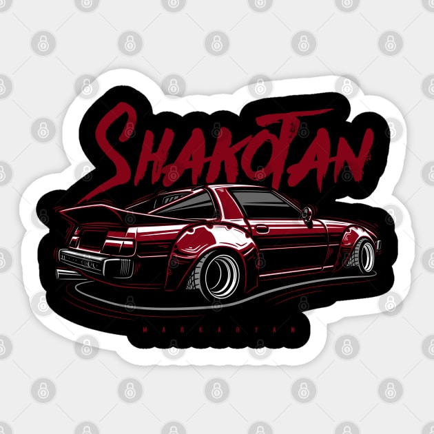 Shakotan RX7 Sticker by Markaryan